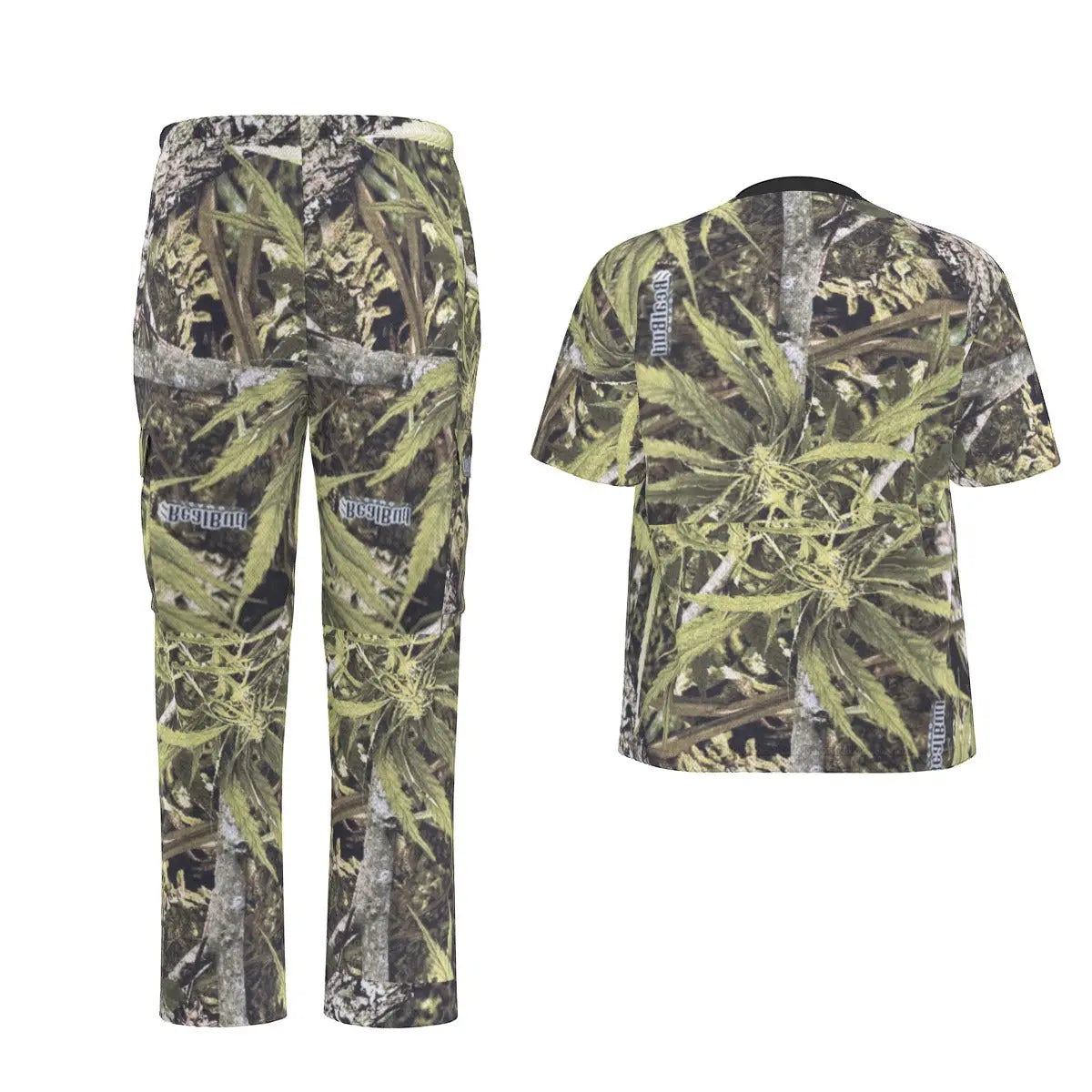 RealBud Camo Unisex Scrub Set - V Neckline, 2 Pockets, Birdseye Fabric Yoycol