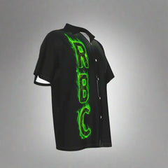 RealBud Camo Men's Hawaiian Shirt with Pocket - Four-Way Stretch & Short Sleeve Yoycol