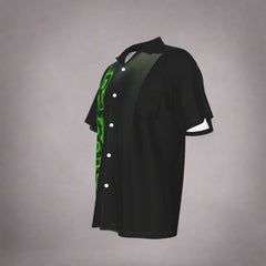 RealBud Camo Men's Hawaiian Shirt with Pocket - Four-Way Stretch & Short Sleeve Yoycol